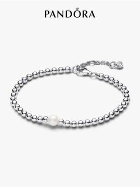 Pandora Treated Freshwater Cultured Pearl & Beads Bracelet